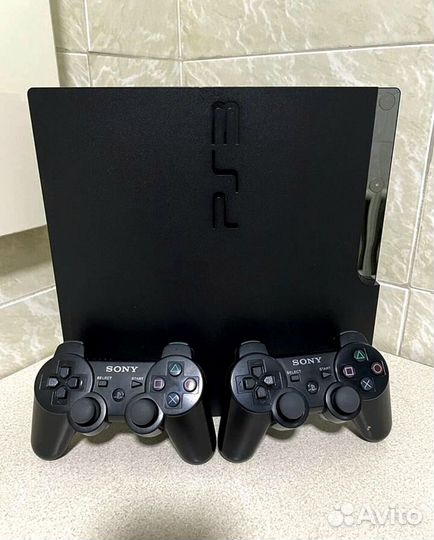 Прошитая Sony PS3 Slim + 90 игр