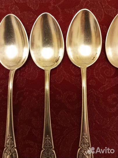 Ложки серебряные СССР 875