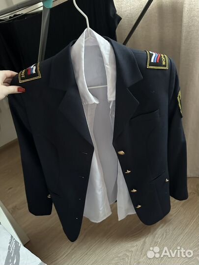 Морская женская форма китель + рубашка