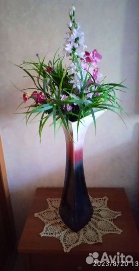 Ваза напольная керамическая