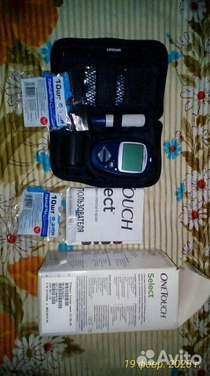 Глюкометр OneTouch select Полный комплект