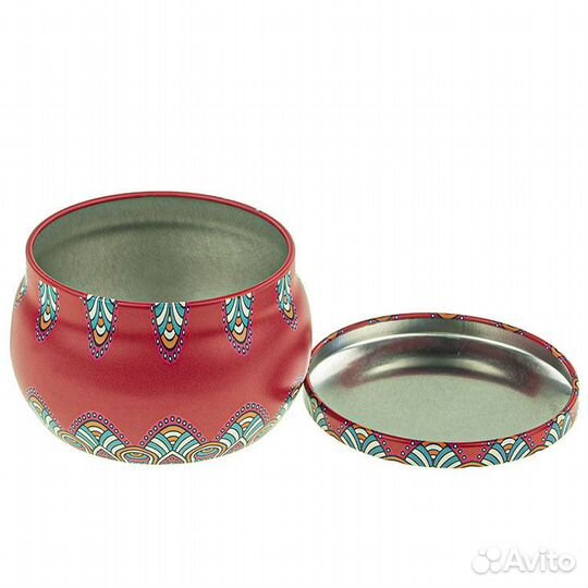 Набор 4 шт сувенирных баночек Этно 130 мл №25