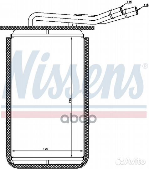 Радиатор отопителя ford: transit connect (P65