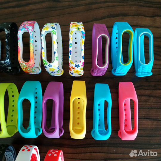 Силиконовые ремешки для xiaomi mi band 2