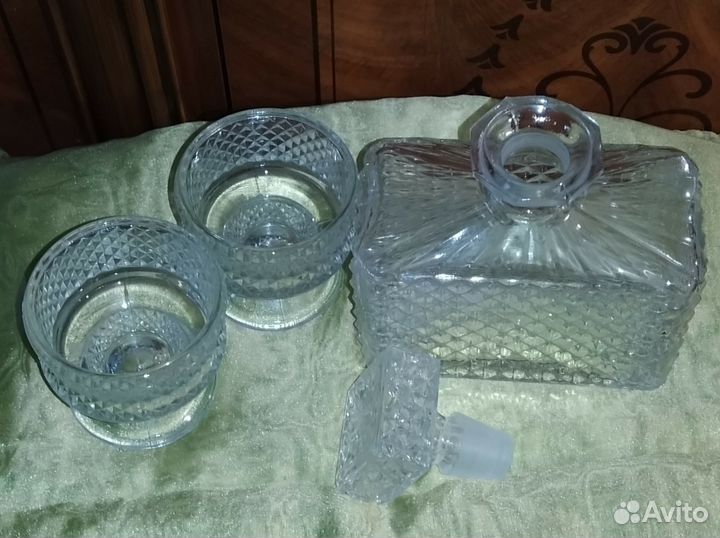 Штоф с бокалами Bohemia