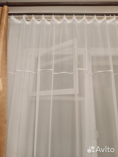 Тюль с каймой