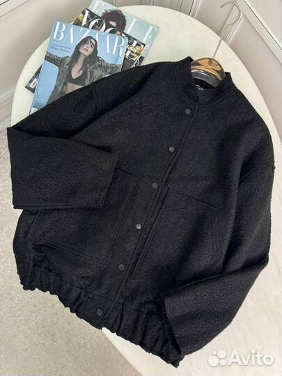 Бомбер женский оверсайз