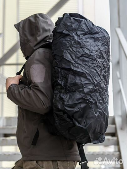 Рюкзак тактический станковый 75 л., чёрный