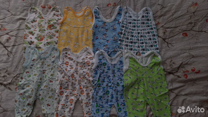 Детские вещи пакетом от 0 до года