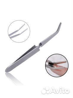 Пинцет для наращивания ногтей