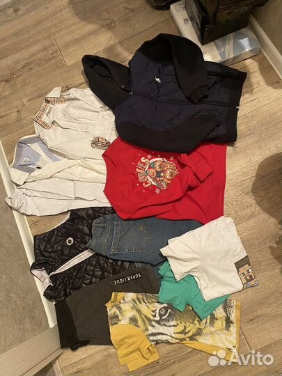 Вещи пакетом на мальчика 134 140
