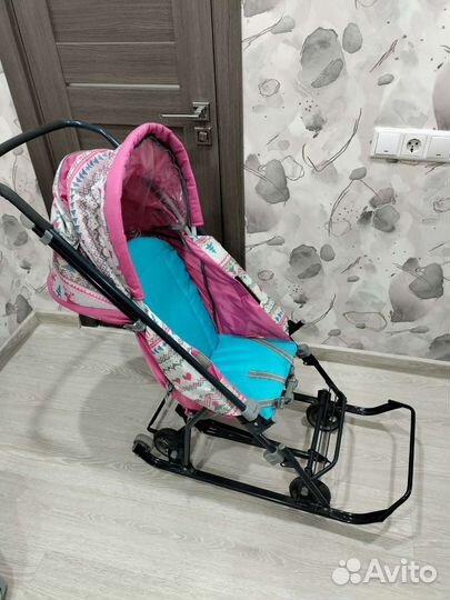 Детские санки коляска