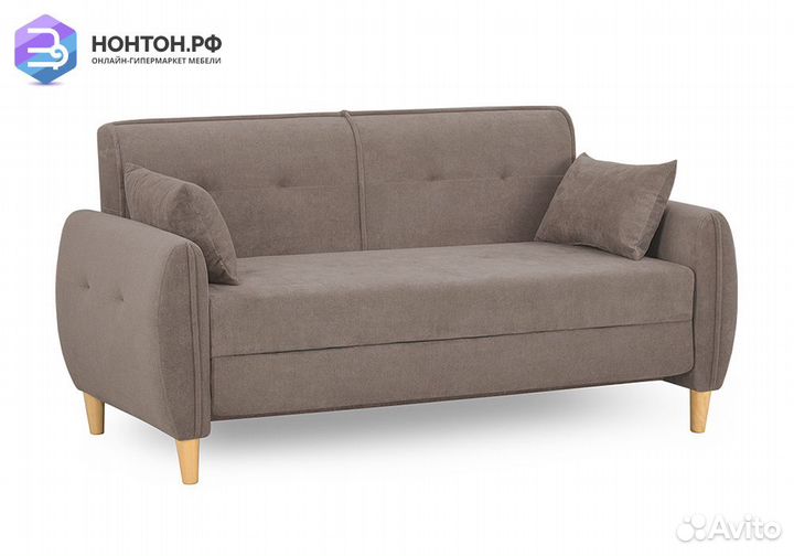 Диван еврокнижка Анита светло-коричневый
