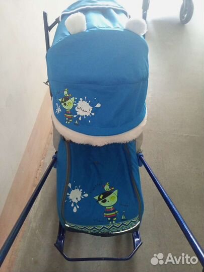 Детские санки- коляска Ника 7-2Б