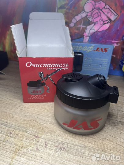 Аэрограф jass новый с компрессором