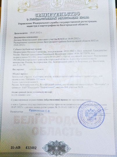 Участок 10 сот. (СНТ, ДНП)
