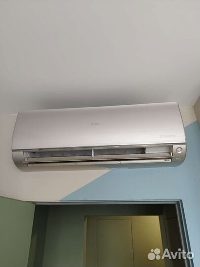 Установка кондиционеров, закладка трассы