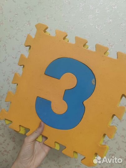 Пазлы мягкие на пол