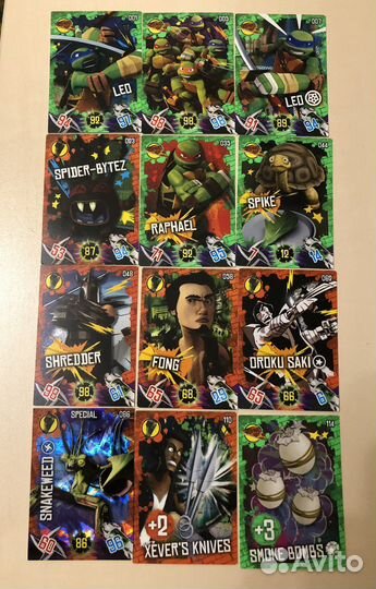 Черепашки ниндзя карточки