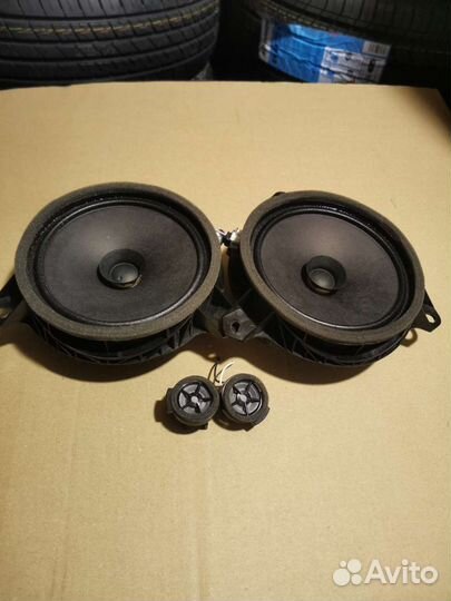 Акустика Тойота Лексус 16 дюймов компонентные Новы