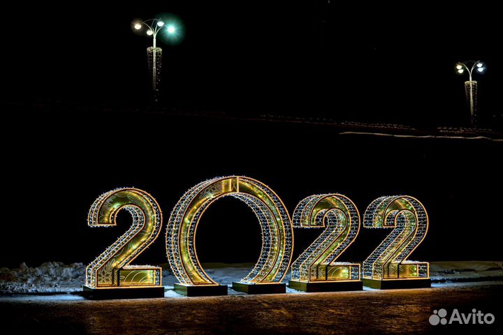 Светящиеся цифры от производителя LED