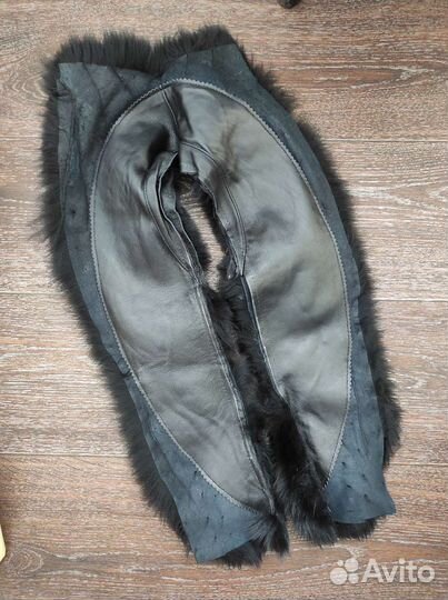 Меховой воротник горжетка