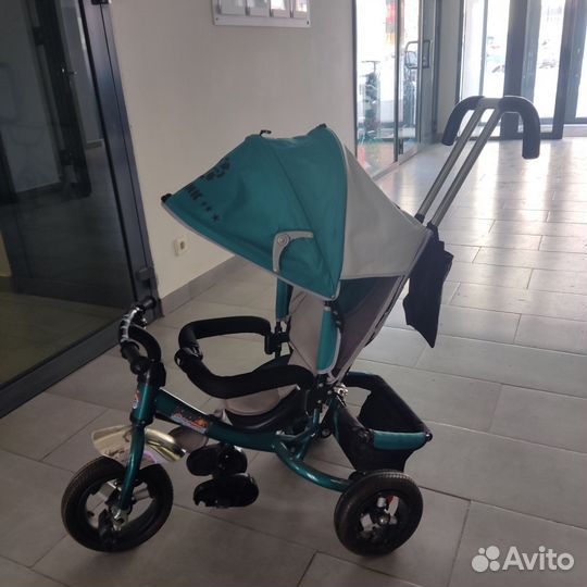 Велосипед с родительской ручкой