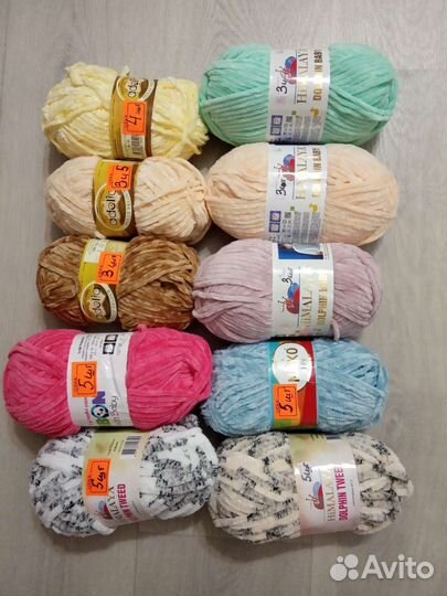 Плюшевые нитки