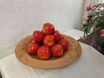 Блюдо с яблоками керамика (сделано в Италии)