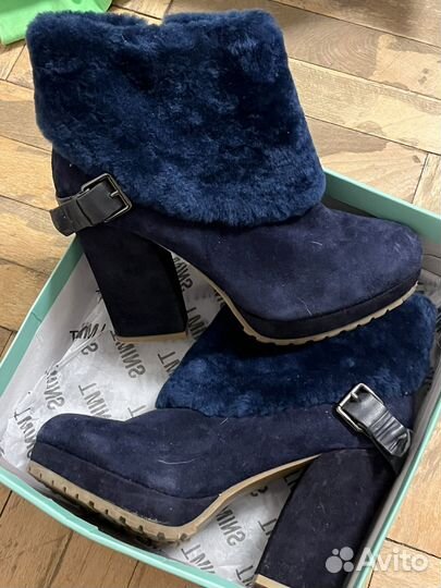 Ботильоны натуральная замша 39