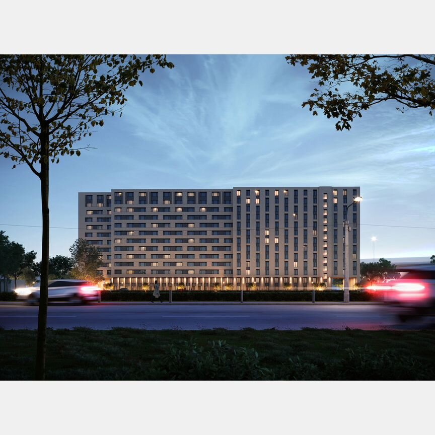 1-к. апартаменты, 26,1 м², 2/13 эт.