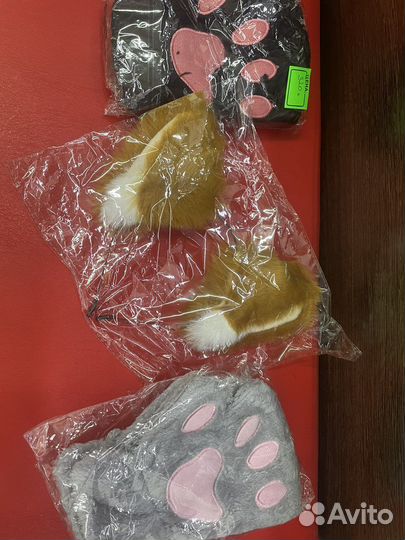 Аниме ушки/рукавички