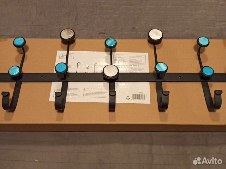 Вешалка настенная с5 крючками новая