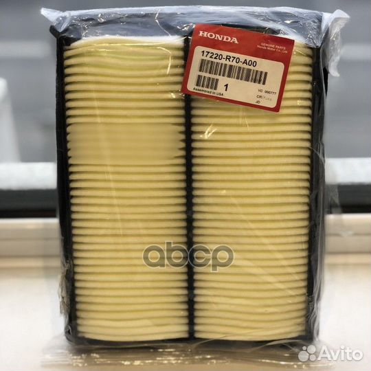 Фильтр воздушный honda 17220R70A00 honda