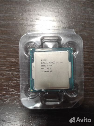 Xeon e3 1240v3 3.4-3.8Ghz (i7 4770) socket 1150