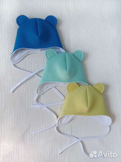 Шапочки с начёсом р. 38-40