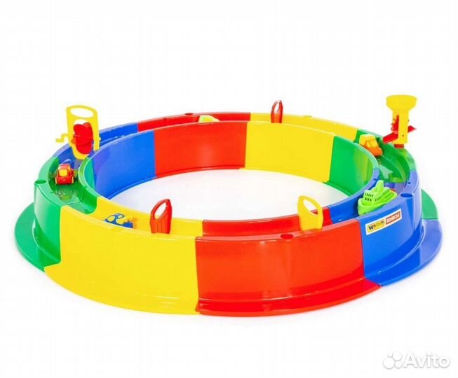 Песочница полесье кольцо с игрушками