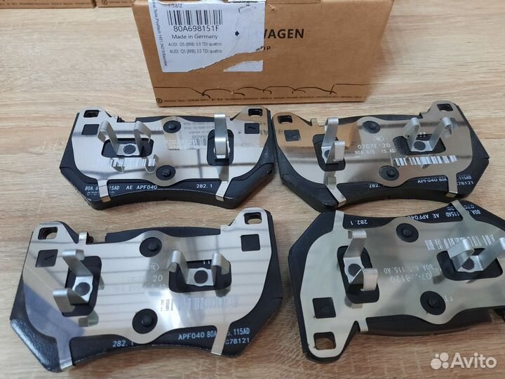 Колодки тормозные передние