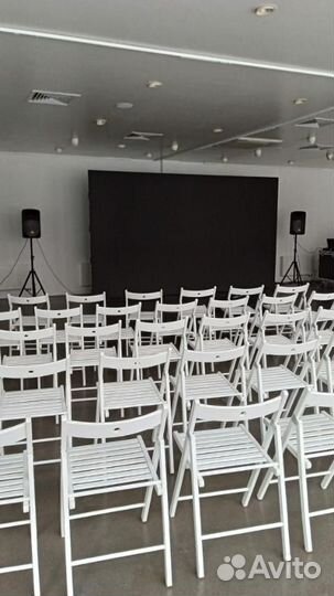 Аренда складных стульев и столов
