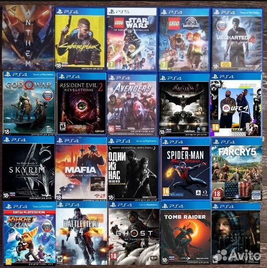 Sony PS4 игры смотрите описание