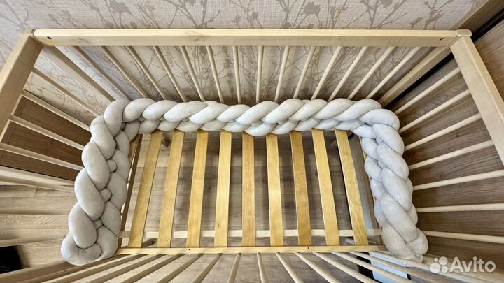 Кроватка для новорожденных с маятником 60 на 120