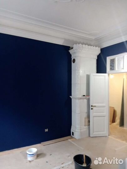 Поклейка обоев, покраска,шпатлёвка