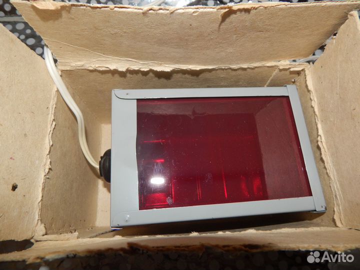 Фонарь СССР Красный новый, в упаковке