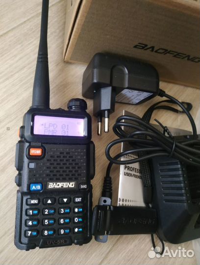 Рация UV-5R 7,3Вт с программированием LPD+PMR