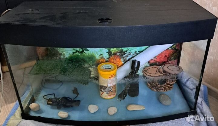 Аквариум 140 литров Панорамный с Комплекта