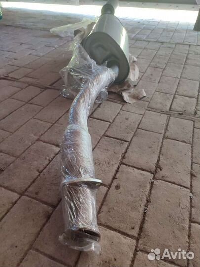 Глушитель УАЗ патриот нерж. с 2016г