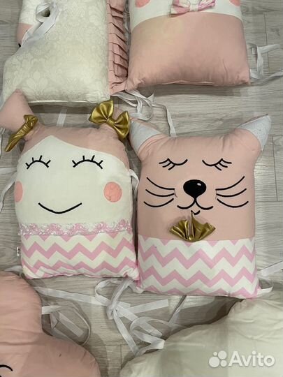 Бортики в детскую кроватку