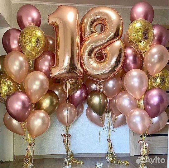 Воздушные, гелиевые шары с доставкой 24/7