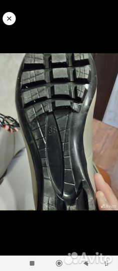 Беговые лыжи с ботинками в чехле