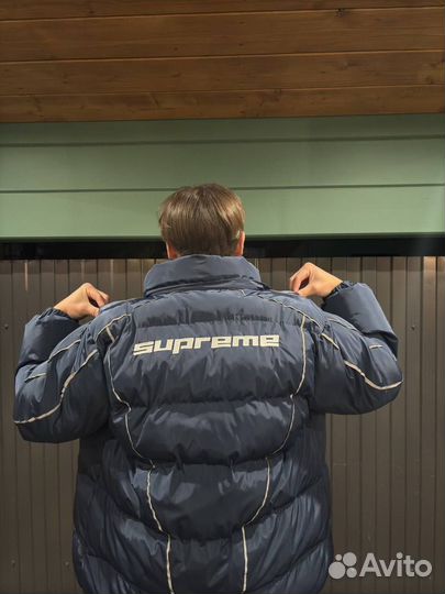 Пуховик supreme x jordan